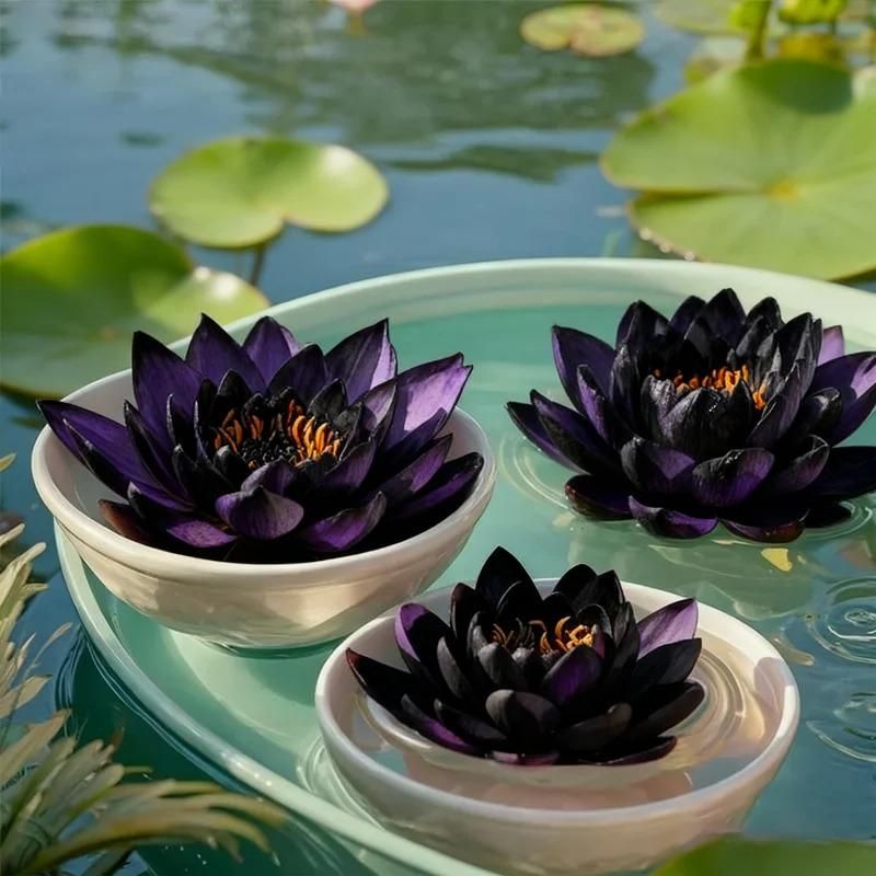 Midnight Purple Lotus Seeds Pack of 2