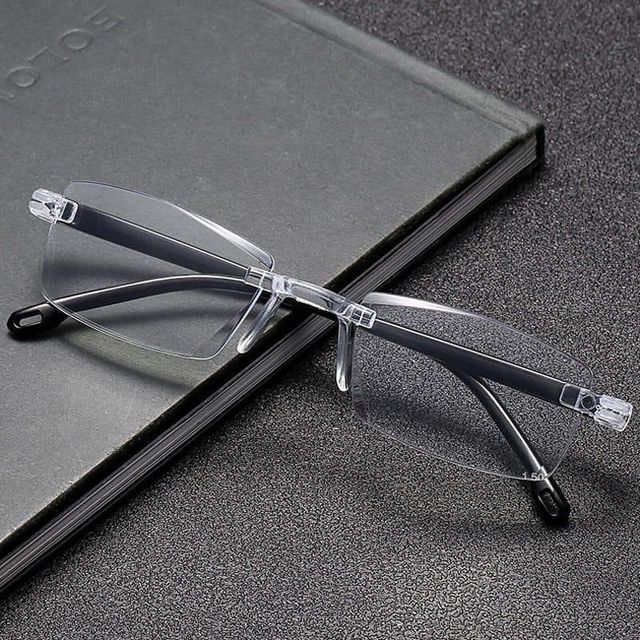 Adaptive Rimless One Power Reading Glasses ( Buy 1 Get 1 Free )