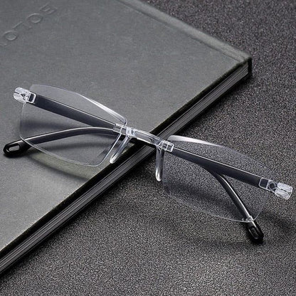 Adaptive Rimless One Power Reading Glasses ( Buy 1 Get 1 Free )