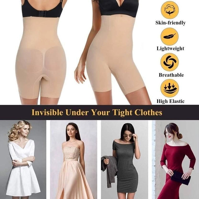 4-in-1 Tummy Tucker - Quick Slim Shaper for Tummy, Thighs, Hips, Back [COOL & BREATHABLE]