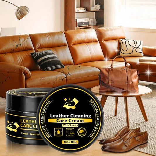 Leather cleaning care cream (Pack of 2)