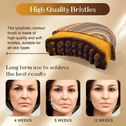 Glow Boost Face Brush Facial Contour Lymphatic Relief  (Naturally Reduces Facial Puffiness)