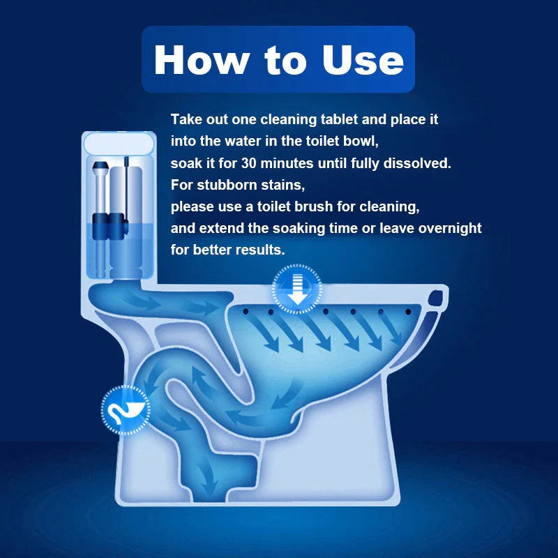 ✨Toilet Cleaning Tablet-Toilet Deodorizer Bathroom Cleaner Tablet 😍