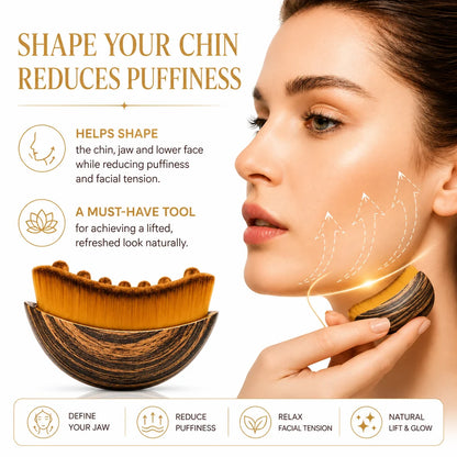 Glow Boost Face Brush Facial Contour Lymphatic Relief  (Naturally Reduces Facial Puffiness)
