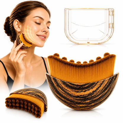 Glow Boost Face Brush Facial Contour Lymphatic Relief  (Naturally Reduces Facial Puffiness)