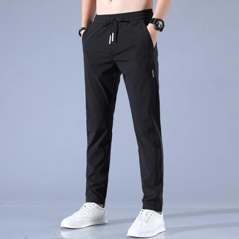 PREMIUM MEN'S HIGH STRETCH SKINNY LYCRA PANTS🔥Buy1 Get 1 Free💥🤩 (Black & Gray) 🔥